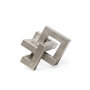 67014 - Link Small Silver Metal Sculpture Decorative Object