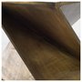 67095 - Zelda 20L x 20W Gold Metal-Cladded Z-Shaped Wooden Accent Table 