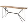 67115-AB - Papillion I 66L x 16W Natural Solid Wood and Iron Console Table