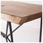67115-AB - Papillion I 66L x 16W Natural Solid Wood and Iron Console Table