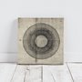 100005-S - Cross Cut II (MC) by Mercana Studio a Hand Embellished Textured Canvas