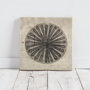100006-S - Cross Cut III (MC) by Mercana Studio a Hand Embellished Textured Canvas