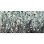 100031-L - White Blooms with Navy II (MC) by Mercana Studio a Hand Embellished Textured Canvas