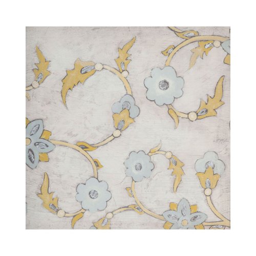 100154-S - Spa Floral Fresco III by Mercana Studio a Hand Embellished Textured Canvas
