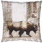 67327 - Northstreet II 18 x 18 Brown Bison City Crossing Pillow Cover 