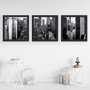 9450 - Custom Panorama of NYC VII (MC) (Set of 3) by Jeff Pica Hand Embelished Framed Photo Art Print Matte