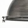 65100 - Bashaw I 17x20 Gray Toned Metal Dome Pendant Light 