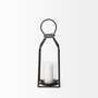 67244 - Kingston II Small Rustic Metal Framed Table Candle Holder 