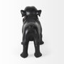 57799 - Hugo 5L x 13W Black Resin Bulldog