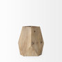 67247 - Allen III Tall Natural Wooden Base Oval Vase