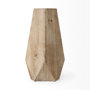 67245 - Allen I Large Natural Wooden Base Oval Vase