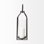 67243 - Kingston I Large Rustic Metal Framed Table Candle Holder 