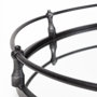 57237 - Kimbel 24L x 24W Black Metal Mirrored Base Round Tray