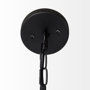 65463 - Leighton II 15x20 Black Metal Spherical Pendant Light 