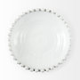 67677 - Basin 16" Round Off-White Glazed Decorative Bowl