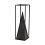 67656 - Memphis I (Large) 5L x 5W Black Metal Pyramid In A Square Frame