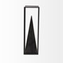 67656 - Memphis I (Large) 5L x 5W Black Metal Pyramid In A Square Frame
