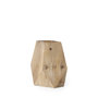 67247 - Allen III Tall Natural Wooden Base Oval Vase
