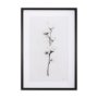 12013 - Snow Greetings II by Panpan a Framed Art Print Matted under Glass