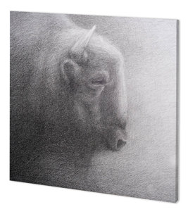 Wake Up in the Night II by Mercana Studio a Hand Embellished Textured Canvas