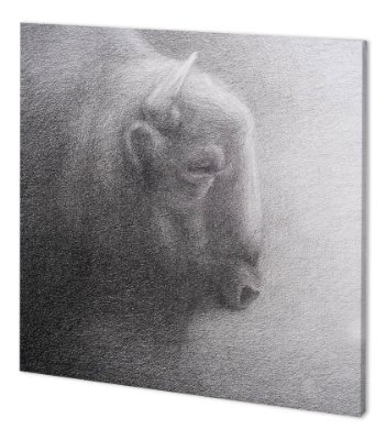 100747-L - Wake Up in the Night II by Mercana Studio a Hand Embellished Textured Canvas