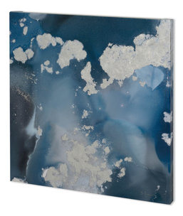 Monsoon II by Mercana Studio a Hand Embellished Textured Canvas