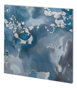 Monsoon I by Mercana Studio a Hand Embellished Textured Canvas