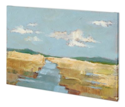 100857-L - Summer Wetland II by Ethan Harper a Hand Embellished Textured Canvas