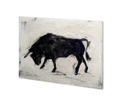 100868-S - Toro I by Ethan Harper a Hand Embellished Textured Canvas