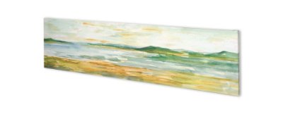 100866-S - Panoramic Seascape I by Ethan Harper a Hand Embellished Textured Canvas