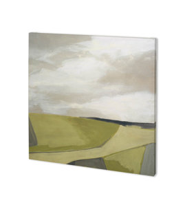 Far Fields I by June Vess a Hand Embellished Textured Canvas
