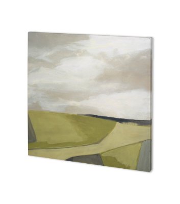 100860-S - Far Fields I by June Vess a Hand Embellished Textured Canvas