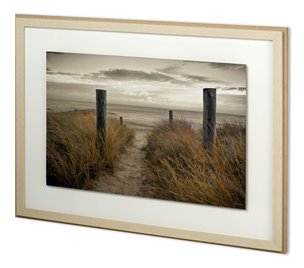 Beach Day by Frank Assaf a Hand Embellished Textured Framed Photo Art Print