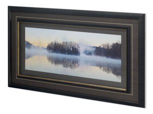 Scene on the Water VIII by James McLoughlin Hand Embellished Framed Photo Art Print Matted under Gla