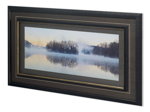 11778 - Scene on the Water VIII by James McLoughlin Hand Embellished Framed Photo Art Print Matted under Gla