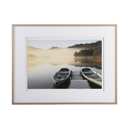 11792 - Tranquil Haze - Framed Art Photograph Matted under Glass