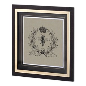 Coronation II by Mercana Studio a Hand Embellished Textured Framed Art Print Matted under Glass
