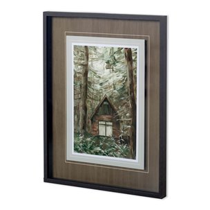 Deep Woods I by Mercana Studio a Hand Embellished Textured Framed Photo Art Print Matted under Glass