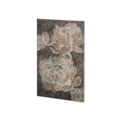 100897-S - Weaved Peony II by Mercana Studio a Hand Embellished Textured Canvas