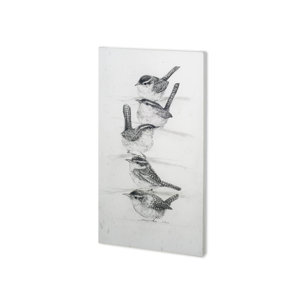 Tutti II by Mercana Studio a Hand Embellished Textured Canvas