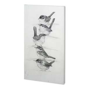 Tutti II by Mercana Studio a Hand Embellished Textured Canvas