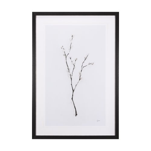 12012 - Snow Greetings I by Panpan a Framed Art Print Matted under Glass