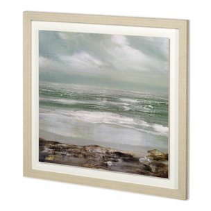 GREY DAWN by CAROLINE GOLD  a Hand Embellished Textured Framed Art Print