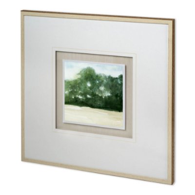 11951 - Loose Landscape II by Grace Popp a Hand Embellished Textured Framed Art Print Matted under Glass