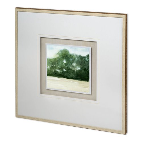 11951 - Loose Landscape II by Grace Popp a Hand Embellished Textured Framed Art Print Matted under Glass