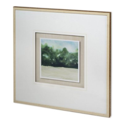 11950 - Loose Landscape I by Grace Popp a Hand Embellished Textured Framed Art Print Matted under Glass
