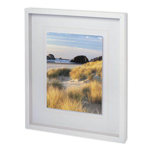 11914 - DUNE GRASS & BEACH II by DENNIS FRATES a Framed Photo Art Print Matted under Glass