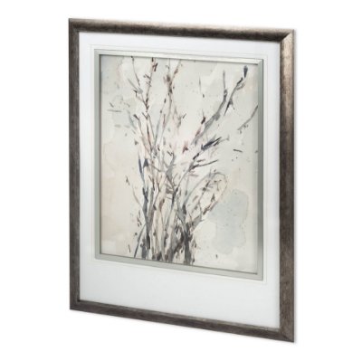 11910 - Custom Watercolor Branches I by Samuel Dixon Hand Embellished Framed Art Print Matted under Glass