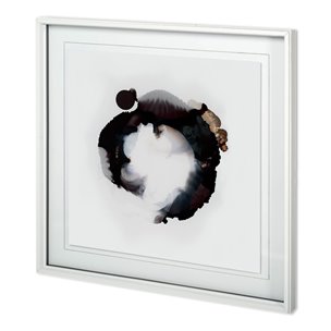In Memoriam II by Mercana Studio a Hand Embellished Textured Framed Art Print Matted under Glass