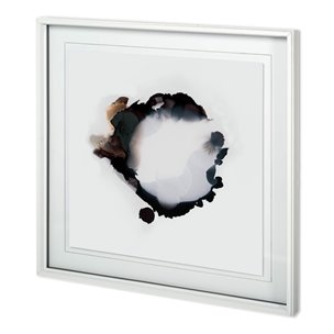 In Memoriam I by Mercana Studio a Hand Embellished Textured Framed Art Print Matted under Glass